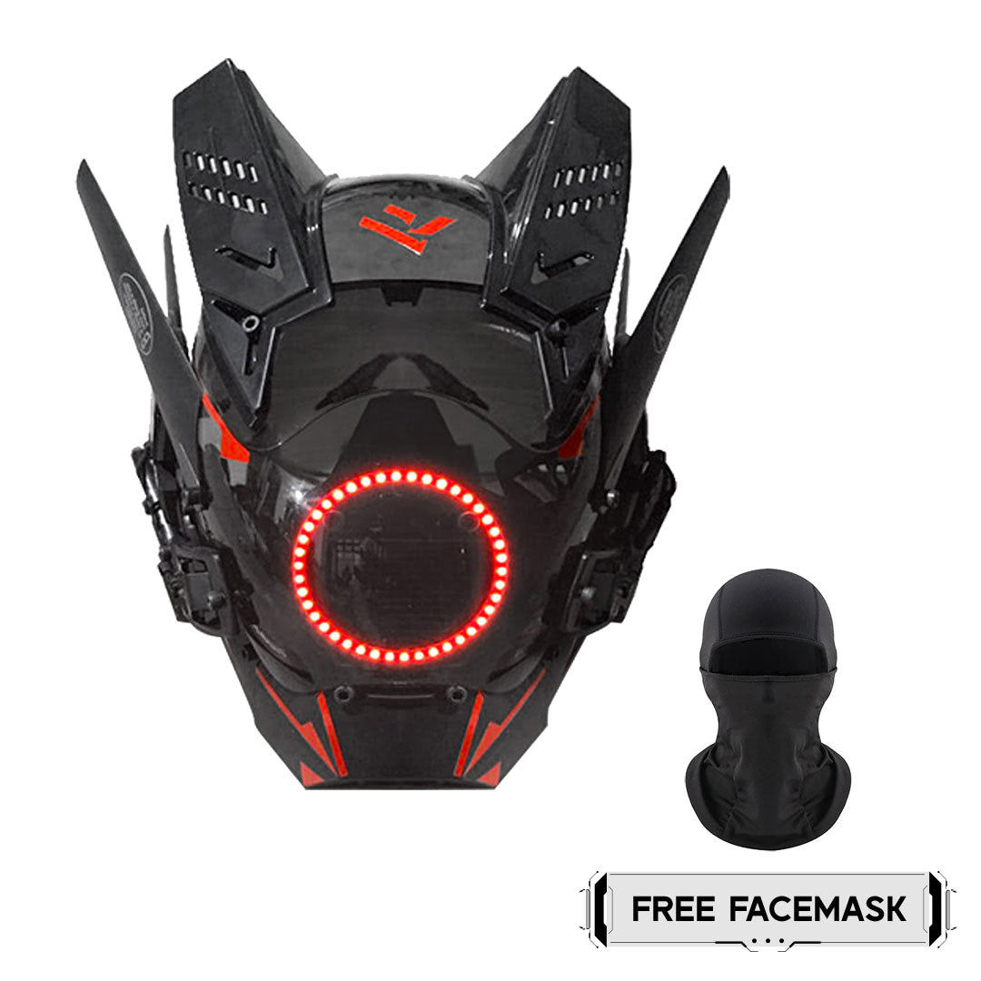 Wallpaper #JkCMMZMBJhL2WPbah8fI363 To Cyberpunk Techwear LED Mask Techwear on