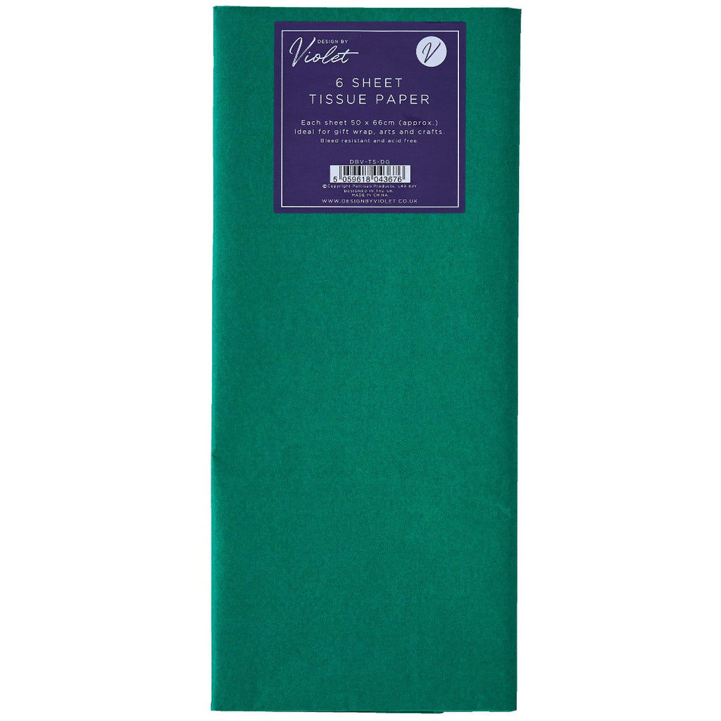 Wallpaper #i2cO9ZIBSpphPi3-vn0v130 Dark Green Tissue Paper 6 Sheets Perennial Grbs