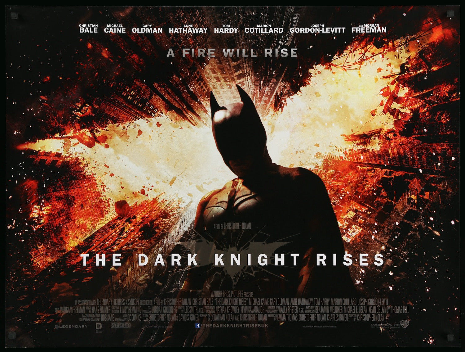 Wallpaper #5PQTOpMBKFX8bn3r7Hfd36 The Dark Knight Rises 2012 Original British Quad Movie Poster