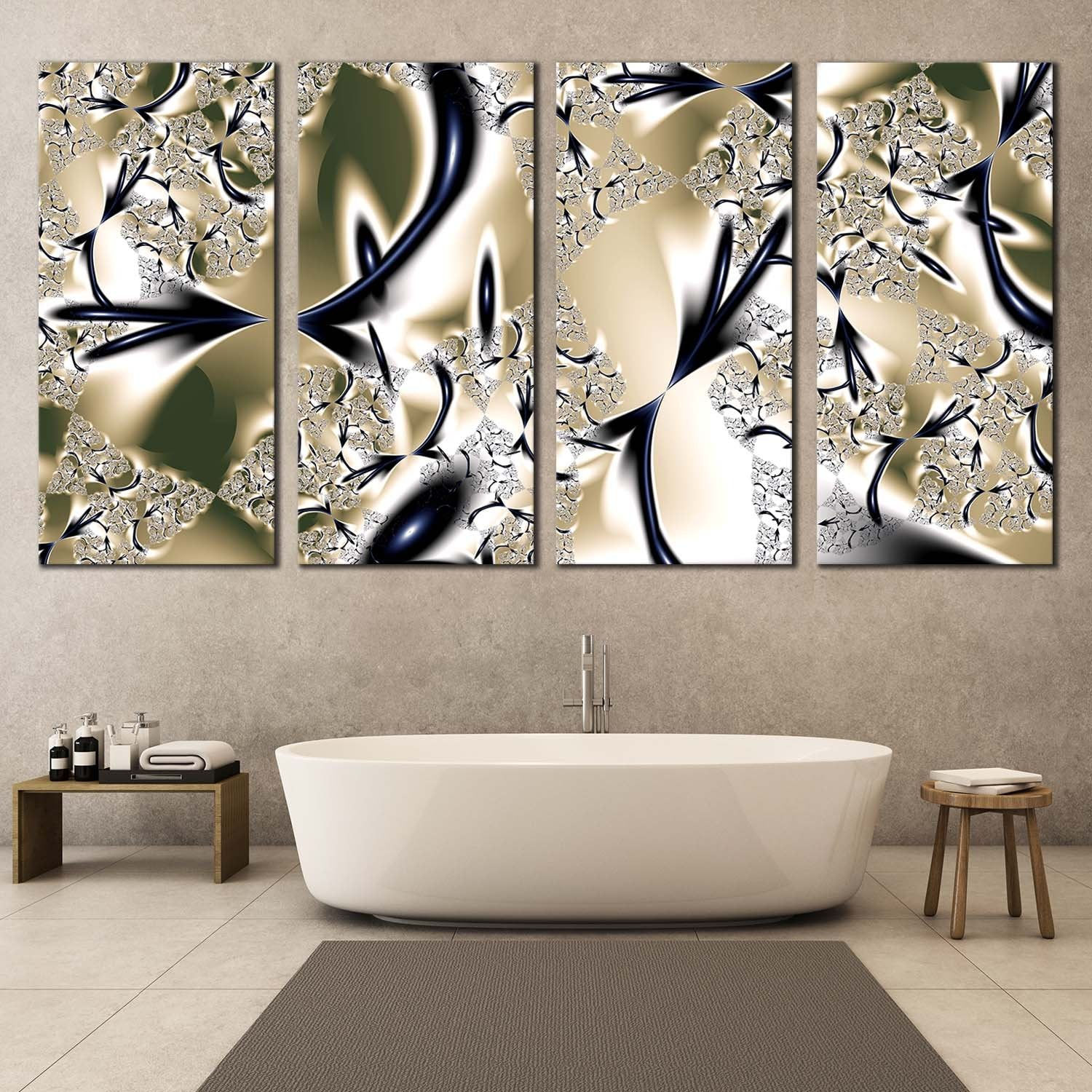 Wallpaper #FGfC_5IBSpphPi3-96QM21 Elegant Abstract Canvas Print Gold Bright Abstract Multi Canvas