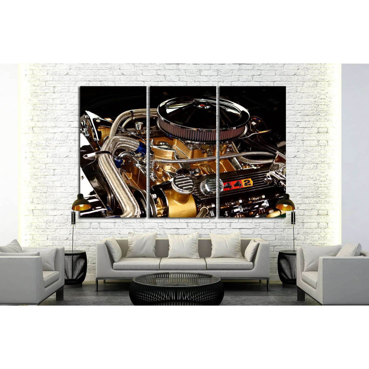 Wallpaper #VR39LJMBlOZrFDOkXs0A275 Race Car Engine 517 Ready to Hang Canvas Print Zellart Canvas Prints