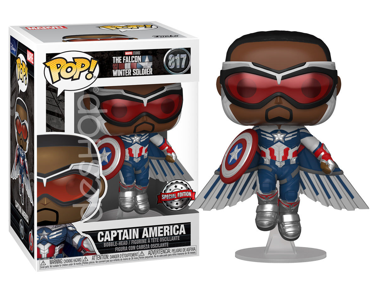 Wallpaper #vWfWEJMBSpphPi3-LPSt380 817 Funko Pop Marvel Captain America the Falcon and the Winter Sol