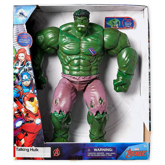 Wallpaper #nJzn4pIBZHQxiYarVcIZ10 Disney Marvel Avengers Hulk Talking Action Figure New with Box I Love