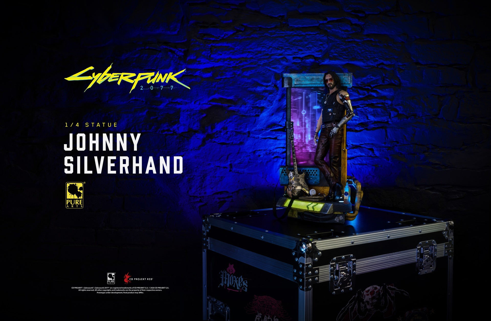 Wallpaper #ZBm_Fo8BtGB6xQ78d27b54 Cyberpunk 2077 Johnny Silverhand Keanu Reeves 14 Scale Statue Purearts
