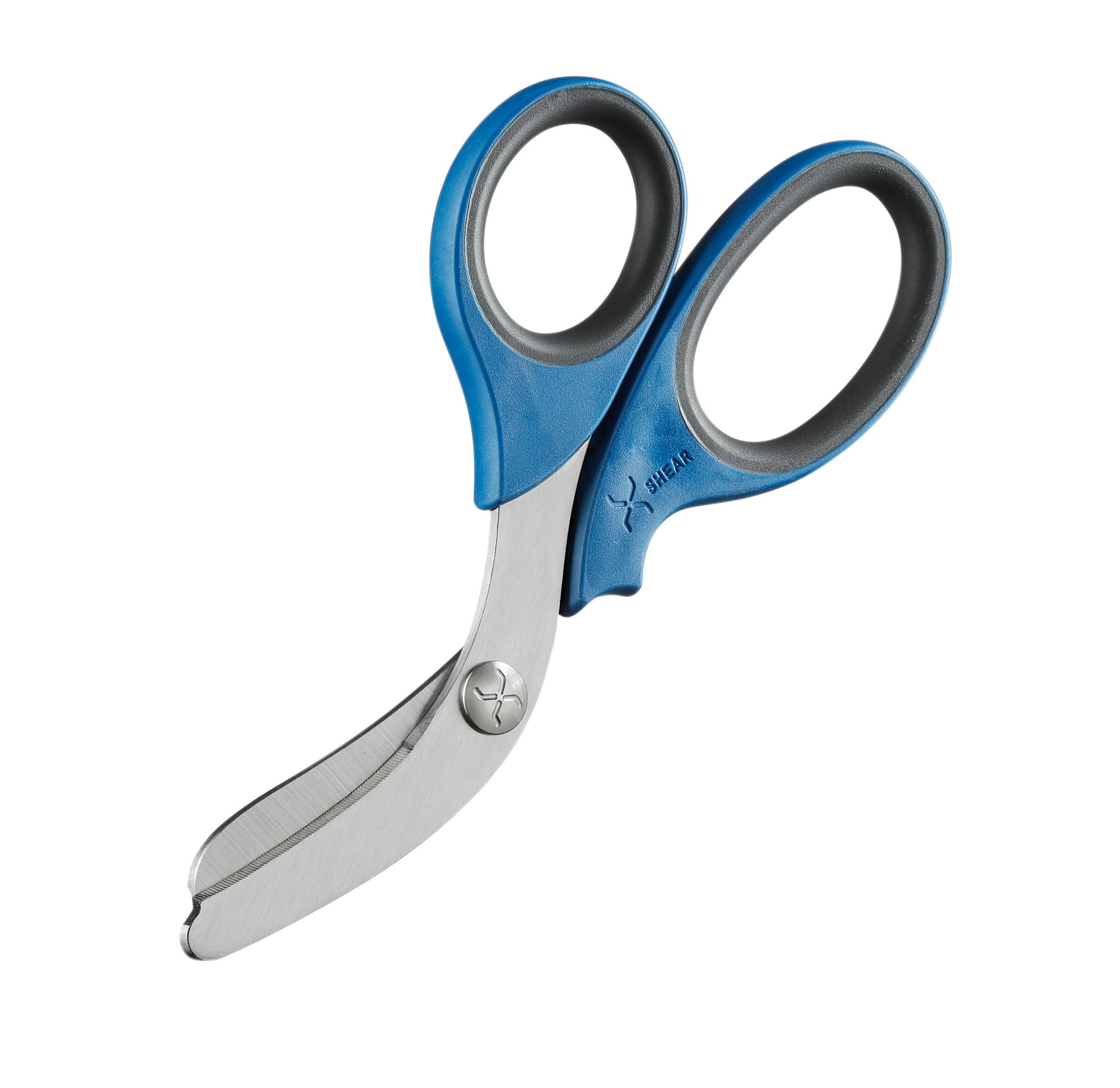 Wallpaper #6F23E Blue Emergency Medical Bandage Scissors with Curved Blades