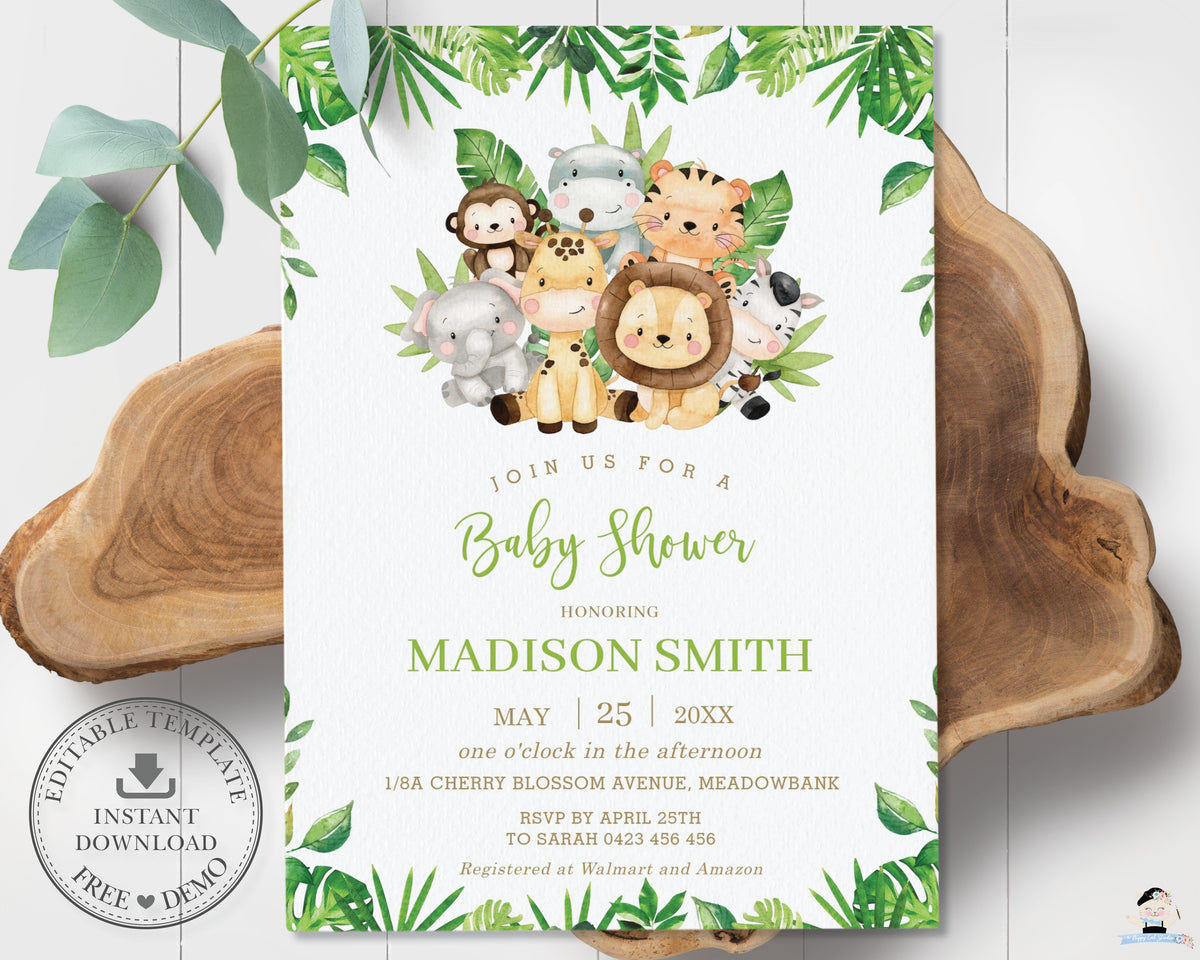 Wallpaper #d4b28 Rustic Jungle Safari Babyshower the Most Requested Theme of