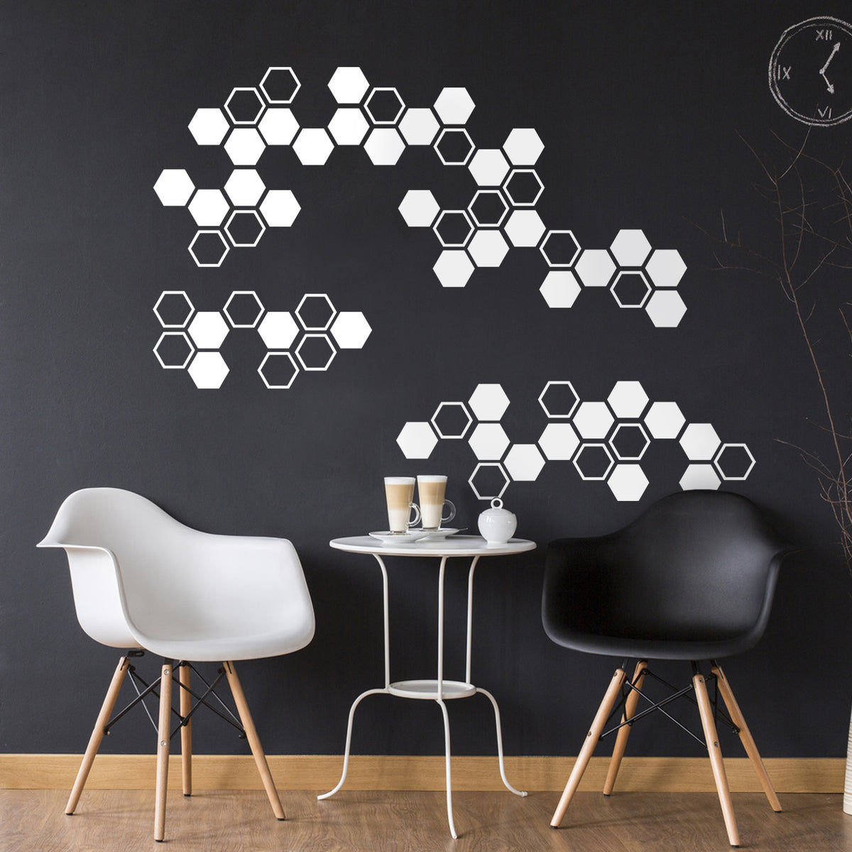 Wallpaper #wOrjVZMBlwTYPL18Ow6F51 Vinyl Wall Art Decal Honeycomb Hexagon Pattern 225 X 40 Moder