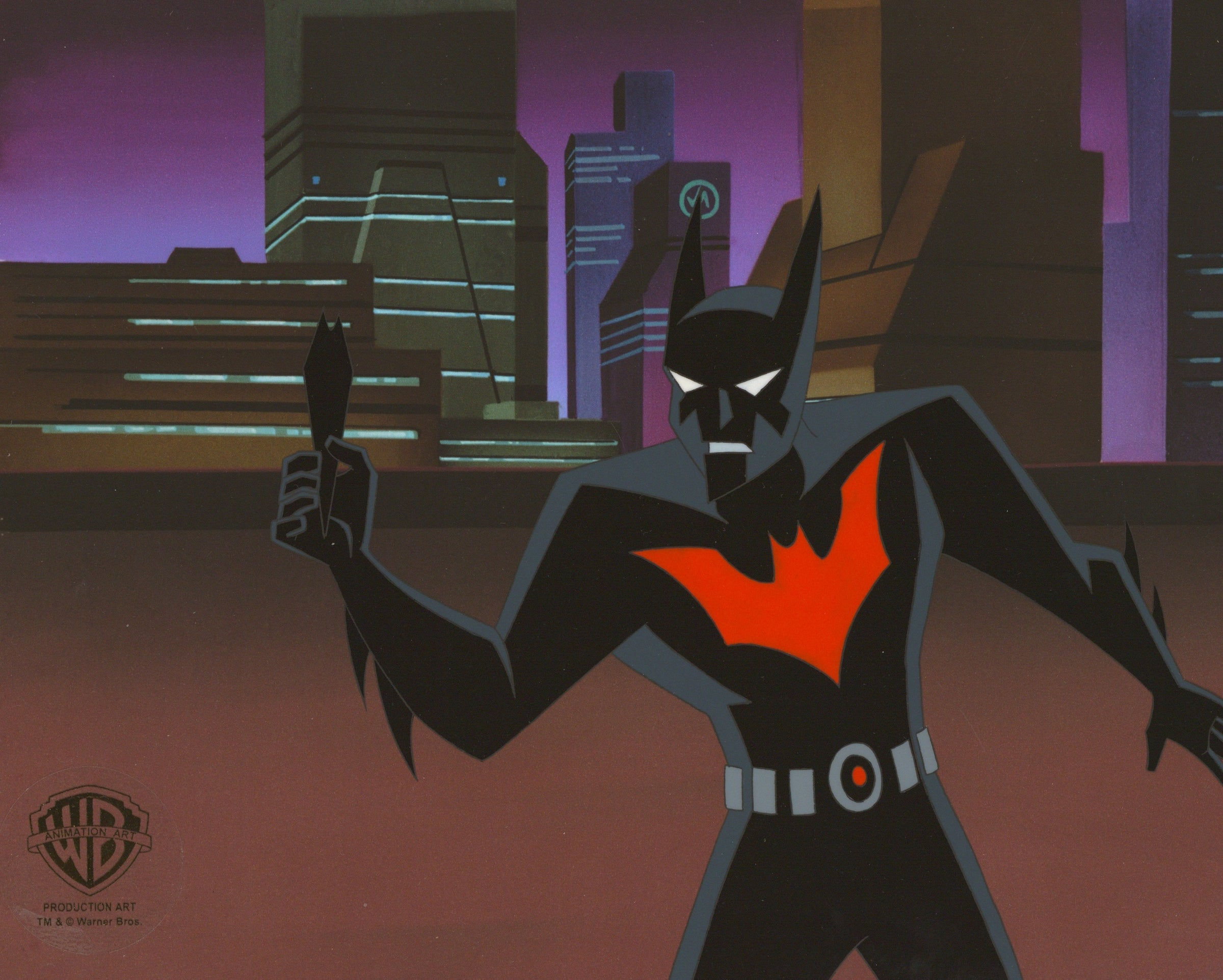 Wallpaper #YXOlh44BFI5NbQks8SFn8 Batman Beyond Original Production Cel Batman Clampett Studio