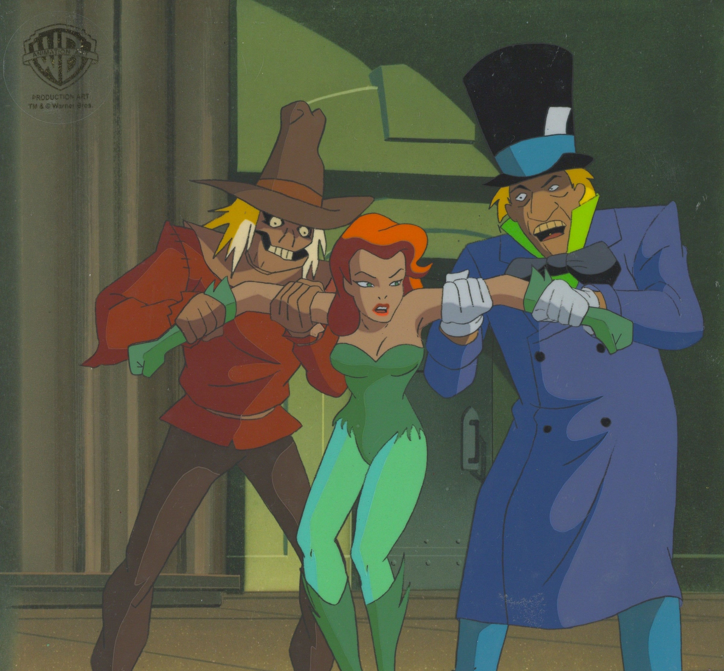 Wallpaper #1neqJpMB-pgBXx6036I498 Batman the Animated Series Original Production Cel Poison Ivy Scarec