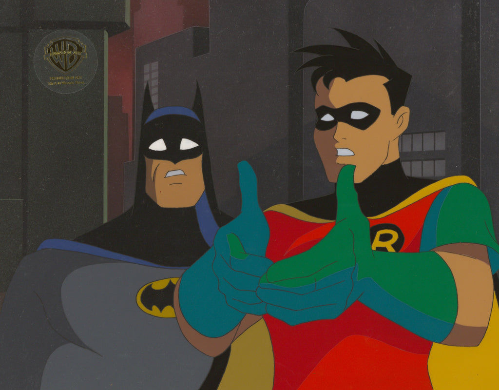 Wallpaper #YBl4H48BtGB6xQ78OXtY47 Batman the Animated Series Original Production Cel Batman and Robin