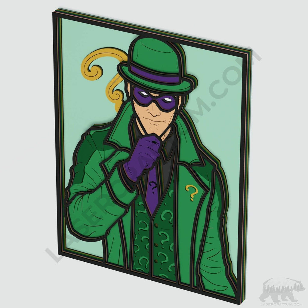 Wallpaper #tPu2hJcBx-Hc5Y20nq-142 Riddler Layered Design for Cutting Lasercraftum