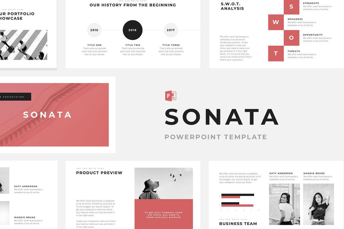 Wallpaper #XR0NLZMBlOZrFDOkqs4j96 Sonata Minimal Powerpoint Template Slidequest