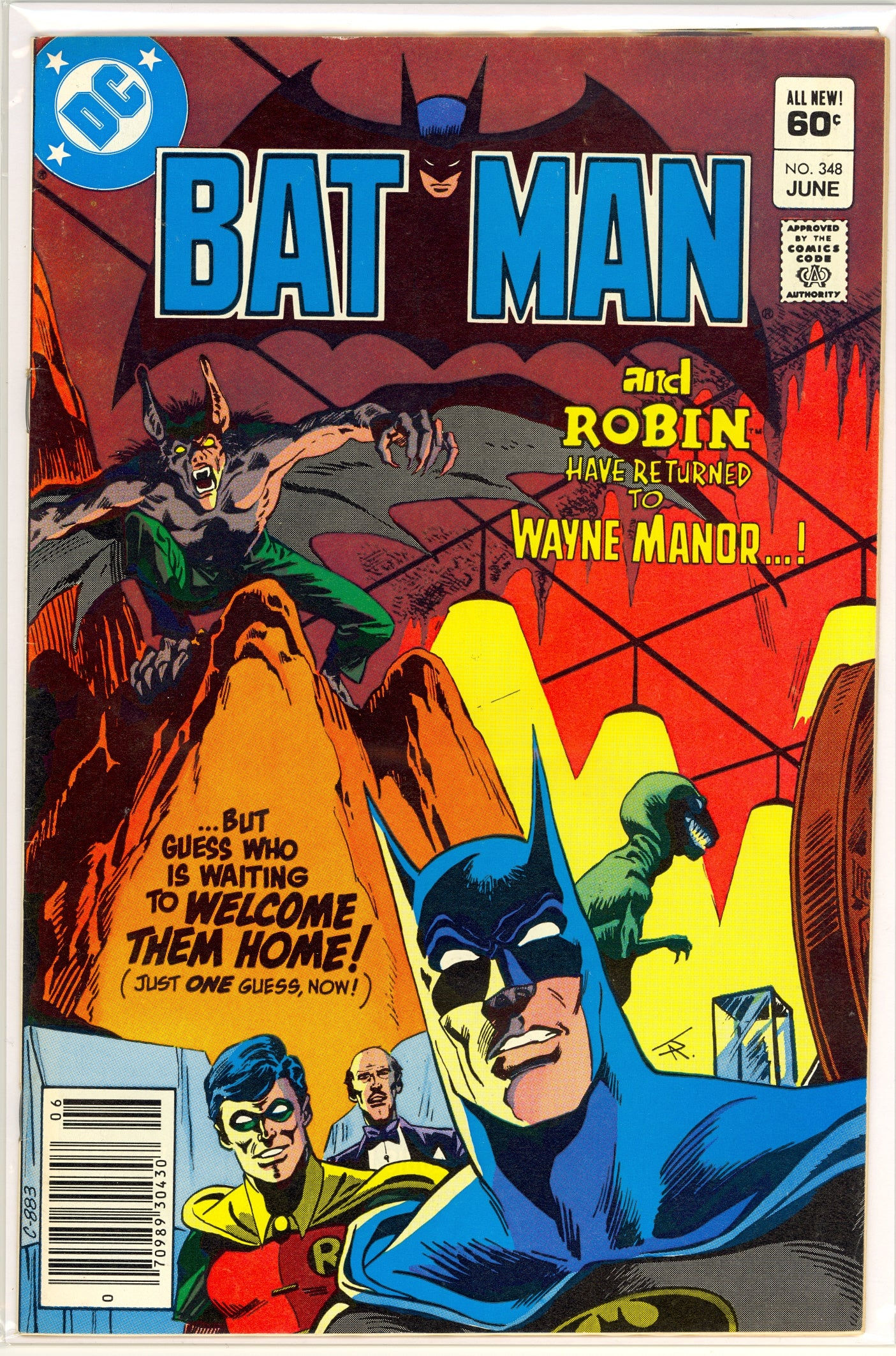 Wallpaper #eWgRG5MBSpphPi3-Fx6I189 Batman 348 1982 Newsstand Edition Man Bat Jackal Relic Comics