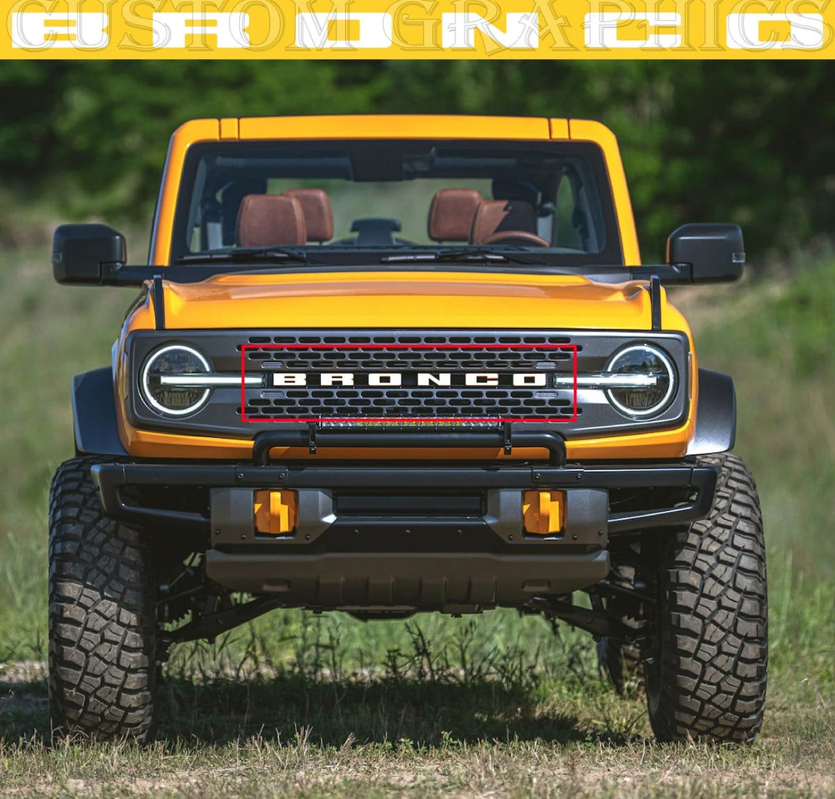 Wallpaper #GWixIZMBSpphPi3-UjE2128 Logo Design Stickers Decals Compatible with Ford Bronco Brothers Graphics
