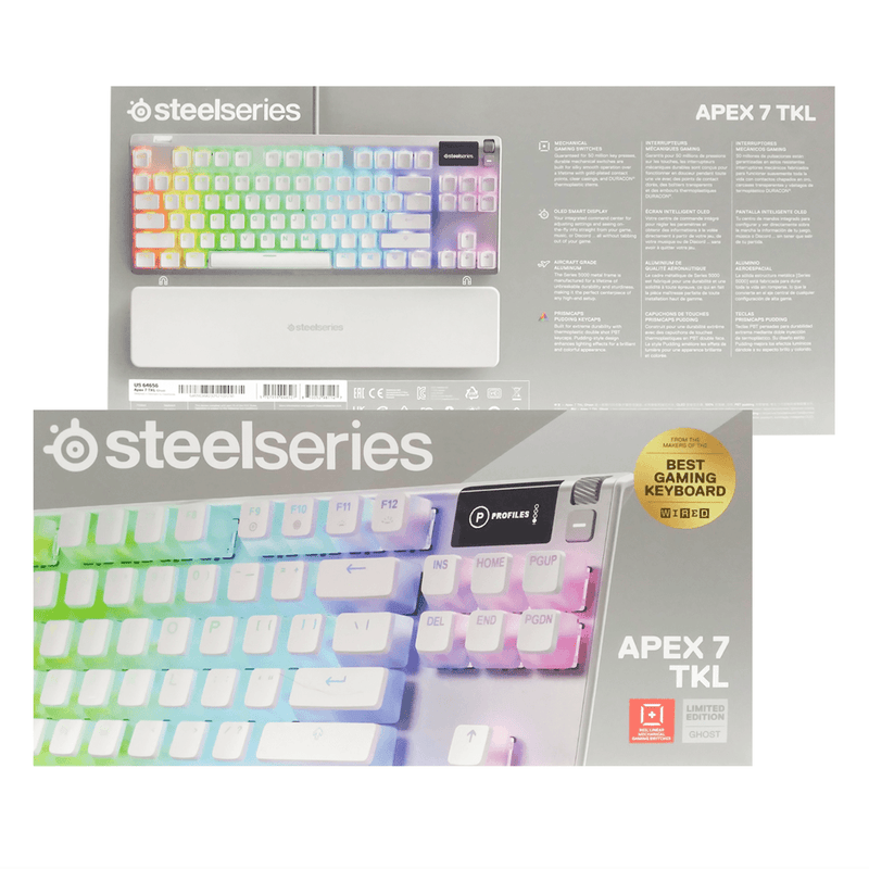 Wallpaper #Erj21pIBJvJKYCmE-eHl32 Steelseries Apex 7 Tkl Mechanical Gaming Keyboard Ghost Limited Editio