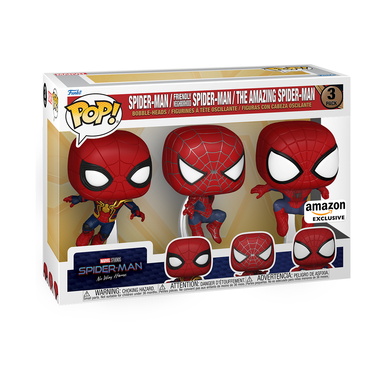 Wallpaper #sqVdOJMBVBiSkHCato0p219 Spider Man No Way Home Spider Man Exclusive 3 Pack Pop Vinyl Figur