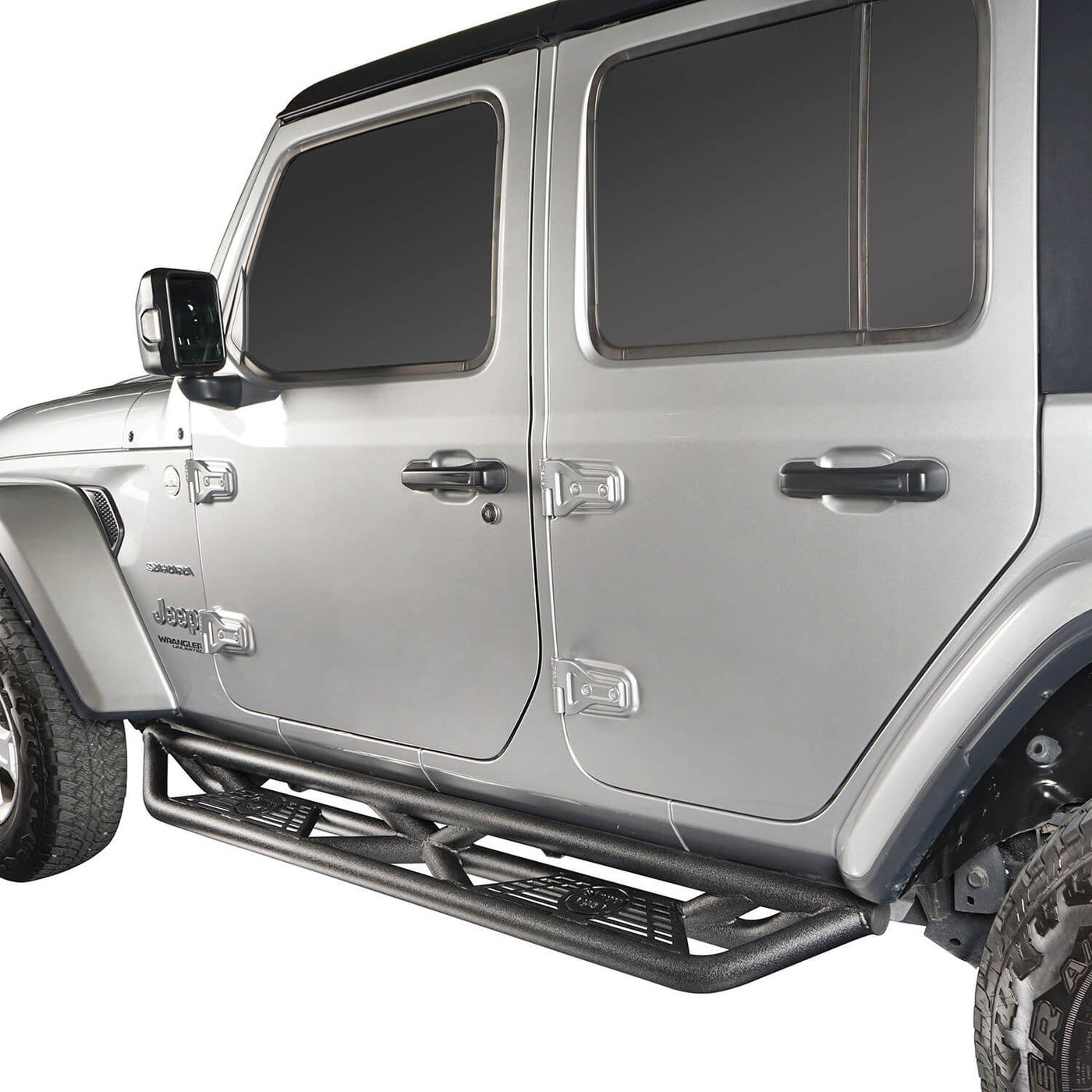 Wallpaper #4664c Mopar Factory Sahara Side Steps for 18 Up Jeep Wrangler Jl Unlimited