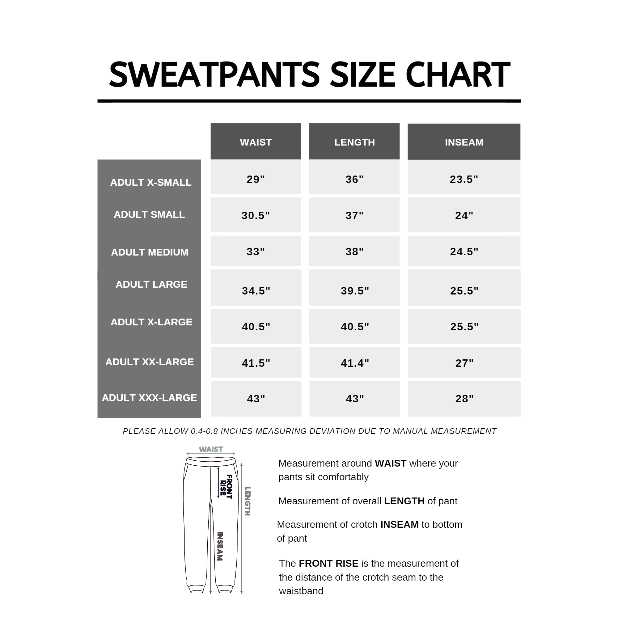 Wallpaper #DWek75IBSpphPi3-KmPp192 Sweatpants Size Chart Kyedae