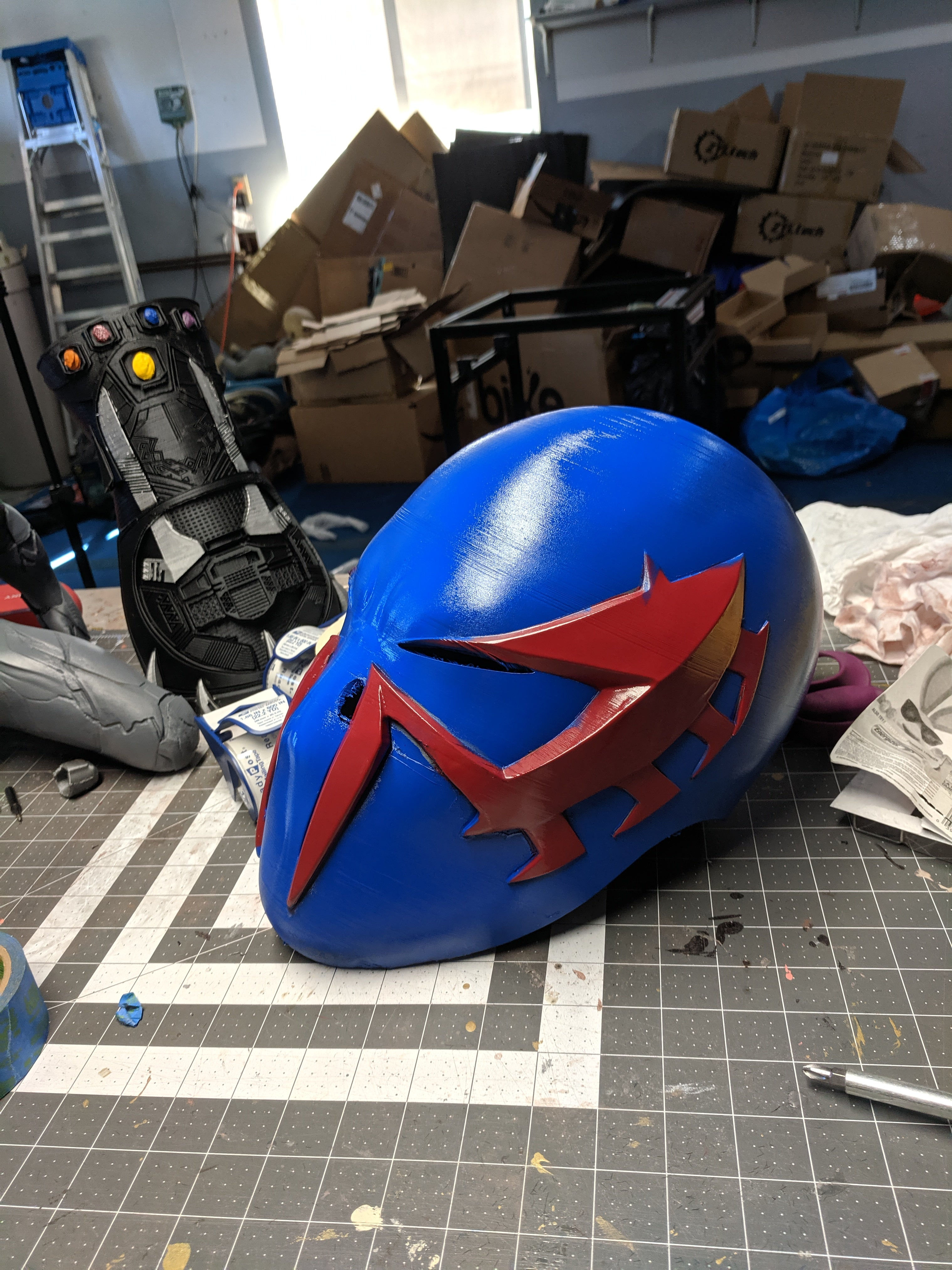 Wallpaper #_AC01Y4BSdW8dNoujgm542 Spiderman 2099 Mask Faceshell Nikko Industries