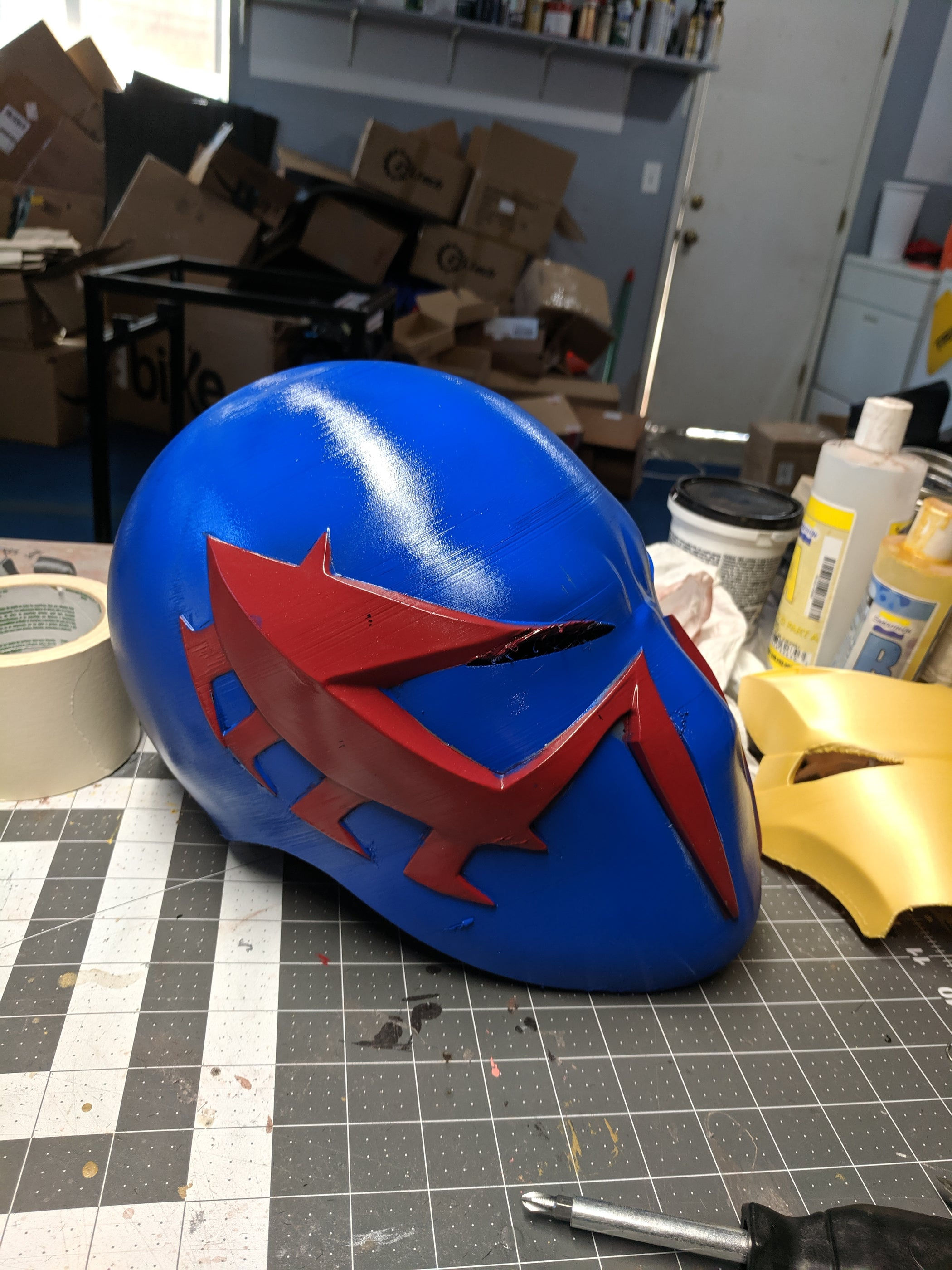 Wallpaper #_AC01Y4BSdW8dNoujgm553 Spiderman 2099 Mask Faceshell Nikko Industries