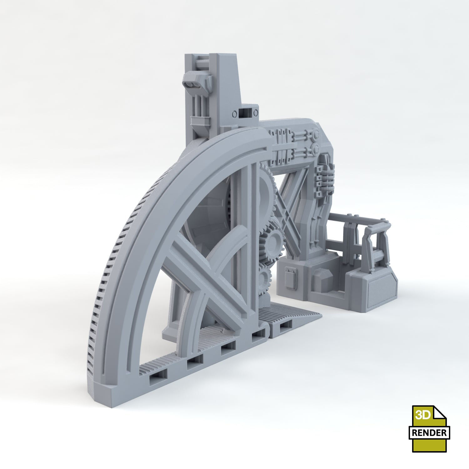 Wallpaper #NWegBpMBSpphPi3-J8JF338 Sci Fi Outpost Armoured Gate Tabletopterrain