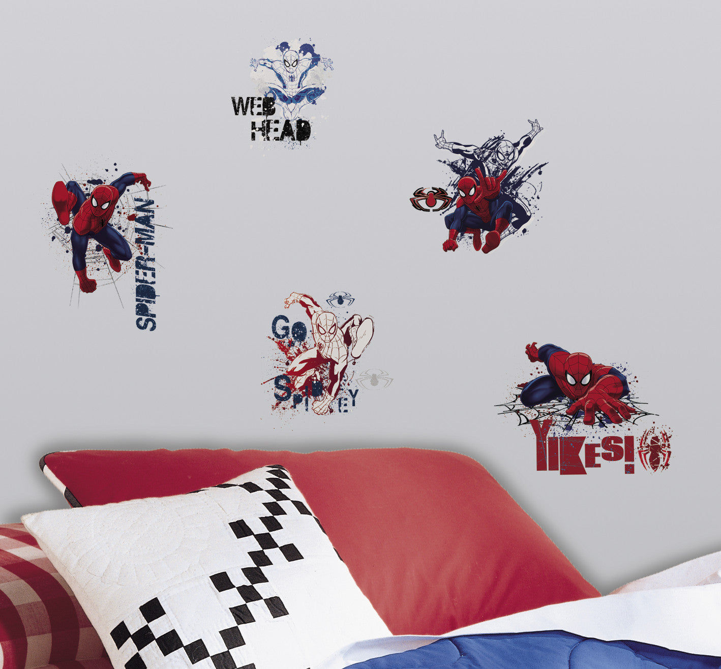 Wallpaper #F31U8Y4Bnwiau_P6xglN28 Spiderman Ultimate Spider Man Graphic Peel Stick Wall Decals