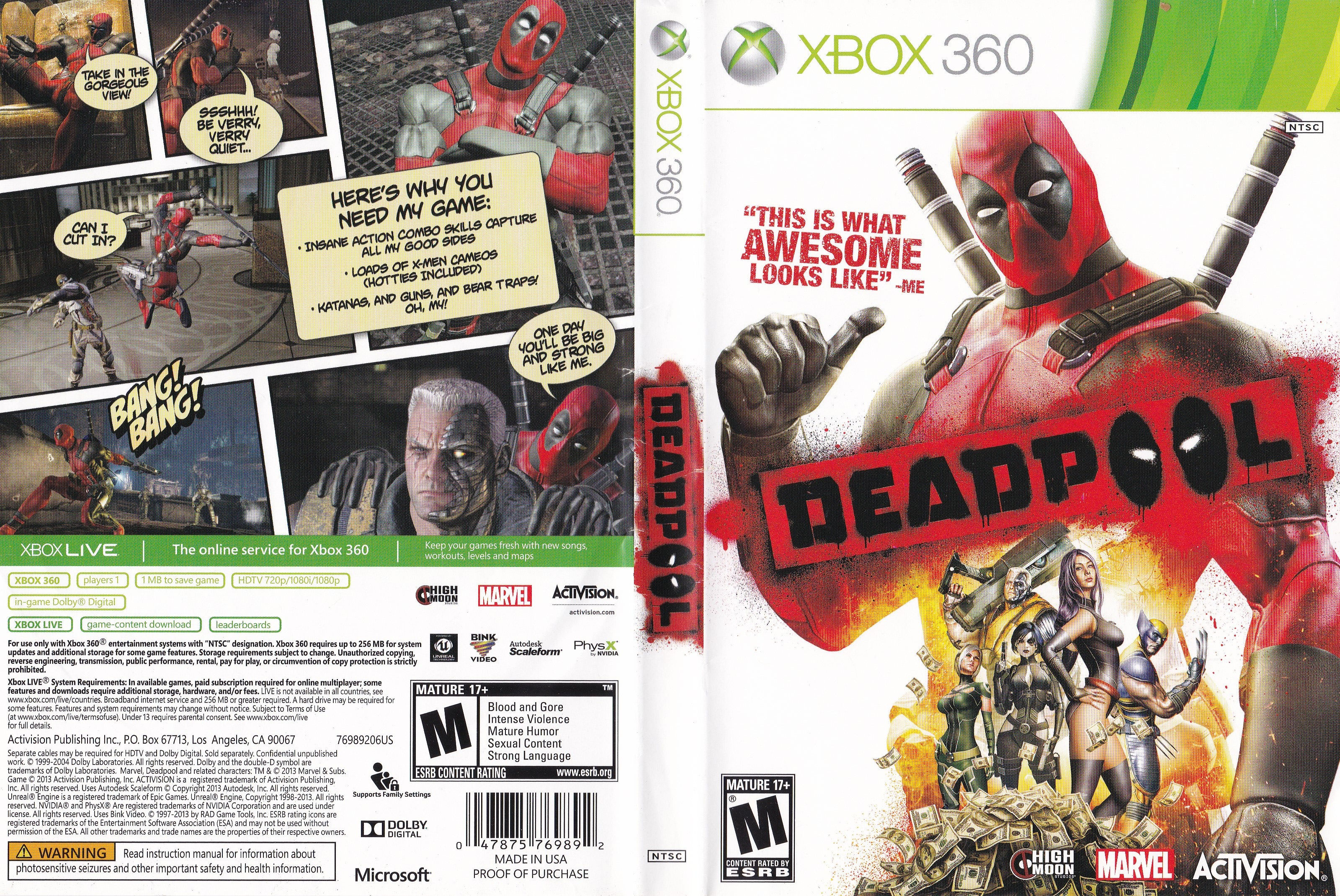 Wallpaper #v2fl9JIBSpphPi3-Xnwt282 Deadpool Xbox 360 Clarkade