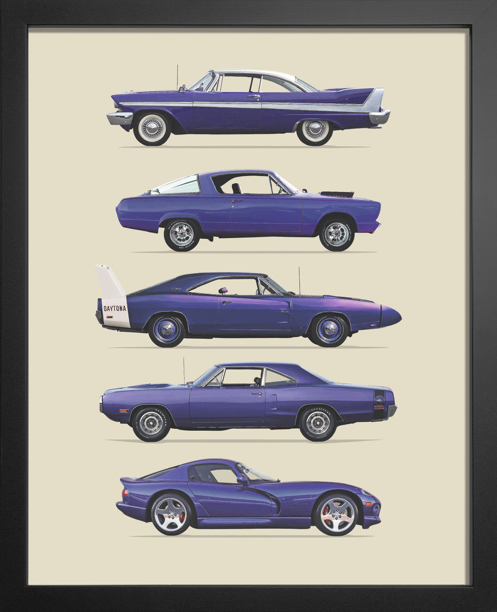 Wallpaper #eWjpGZMBSpphPi3-wRlT291 Vintage Chrysler Muscle Cars Art Print by Manmade Art Manmade Art Inc