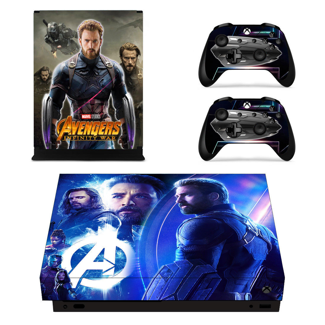 Wallpaper #pTEJNpMB5zzyi_yYbVhC356 Captain America Avengers Infinity War Xbox One X Console Vinyl Skin