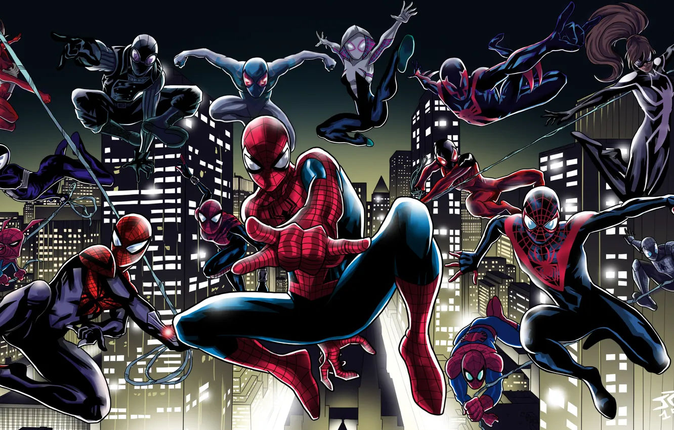 Wallpaper #K-o8V5MBlwTYPL18WxEs42 Wallpaper Art Poster Characters Comic Marvel Spider Man Spider
