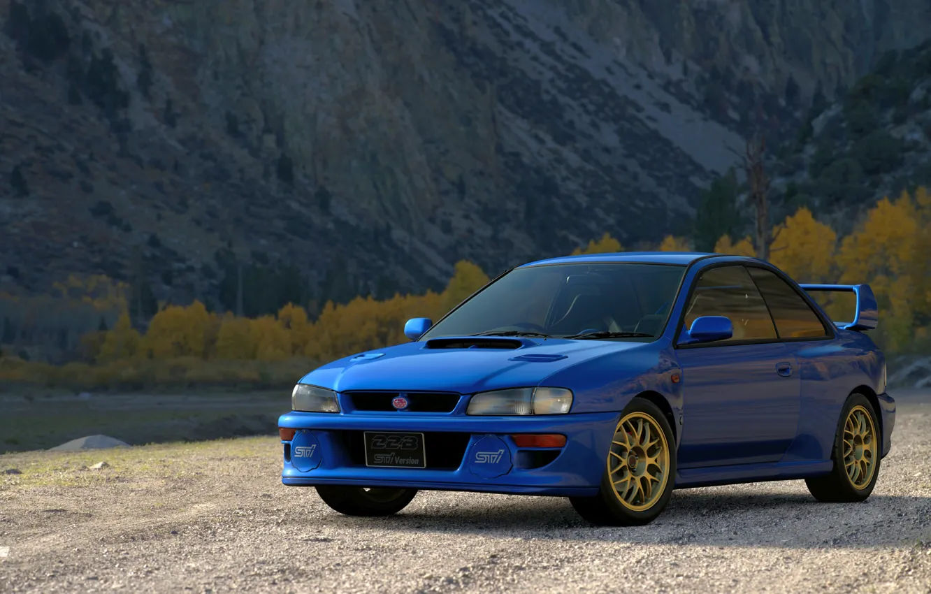Wallpaper #uRldEY8BtGB6xQ78aWHF41 Wallpaper Autumn Subaru Car Gran Turismo Sport Impreza 22b Sti