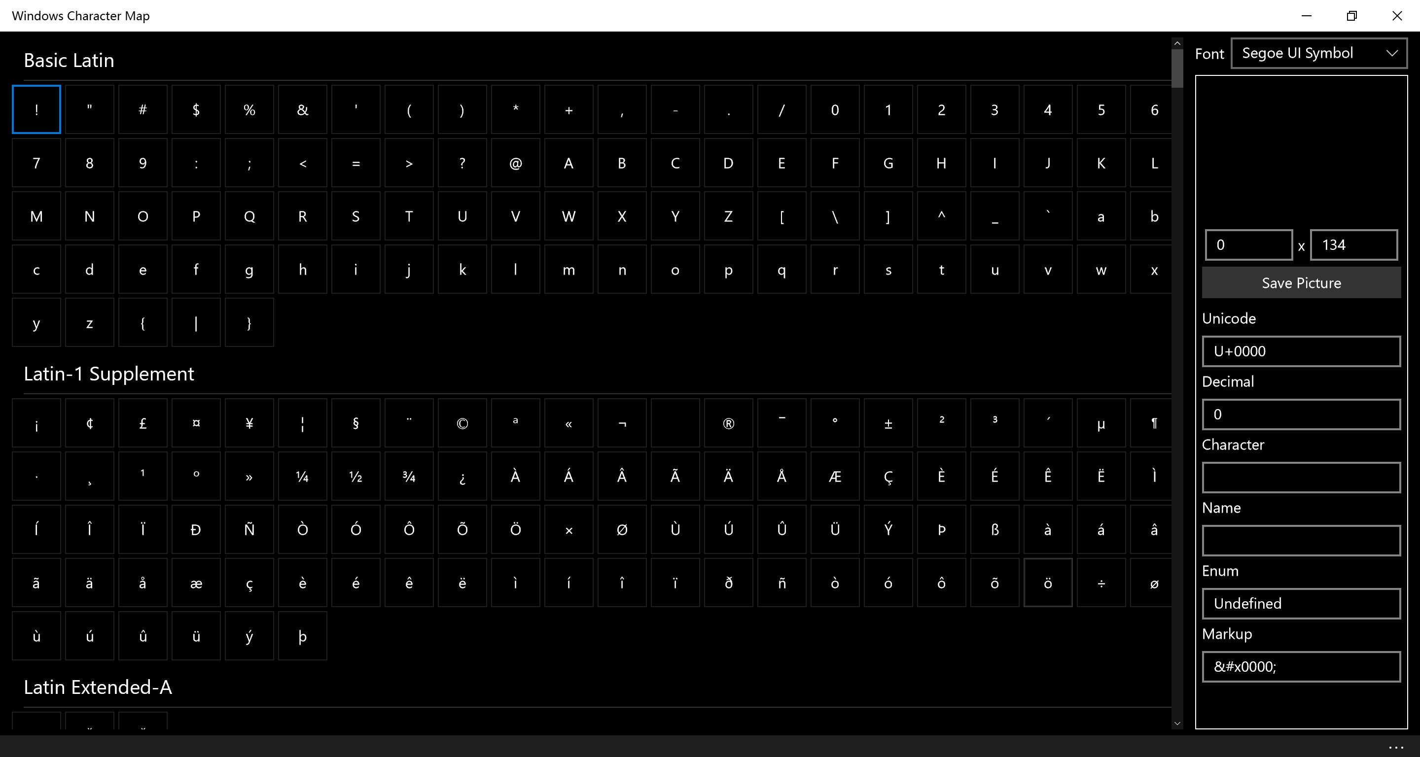 Wallpaper #WB2vK5MBlOZrFDOkLsd5166 Windows Character Map for Windows 10 Mobile