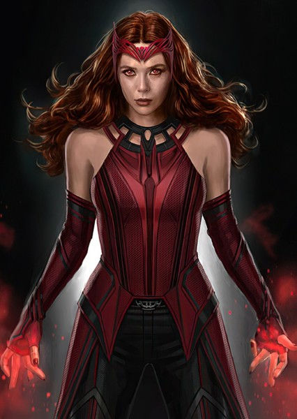 Wallpaper #180e5 Scarlet Witch Pixel Art