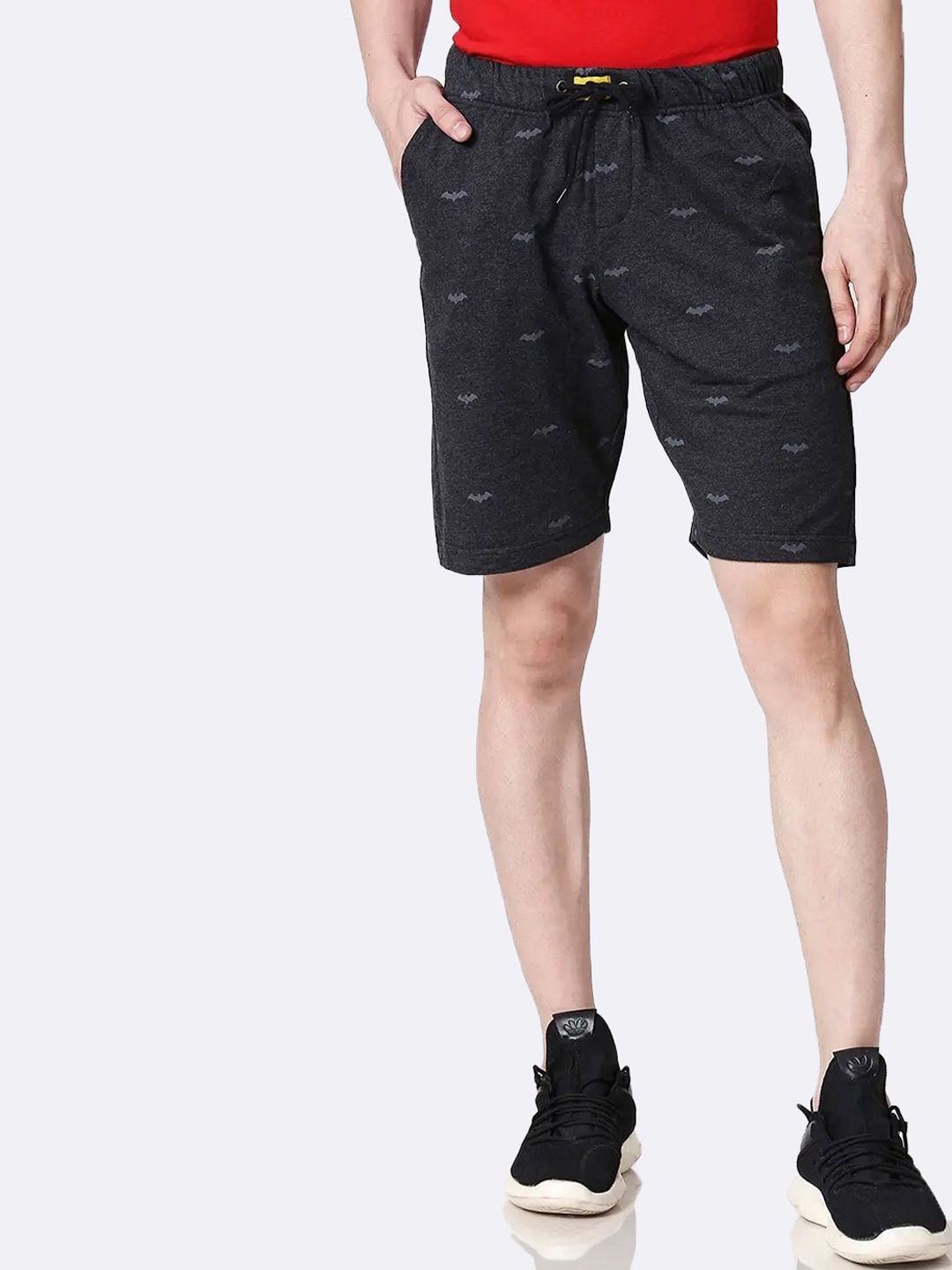 Wallpaper #FWeMC5MBSpphPi3-UNoE305 Buy Bewakoof Men Black Batman Printed Mid Rise Regular Shorts Shorts