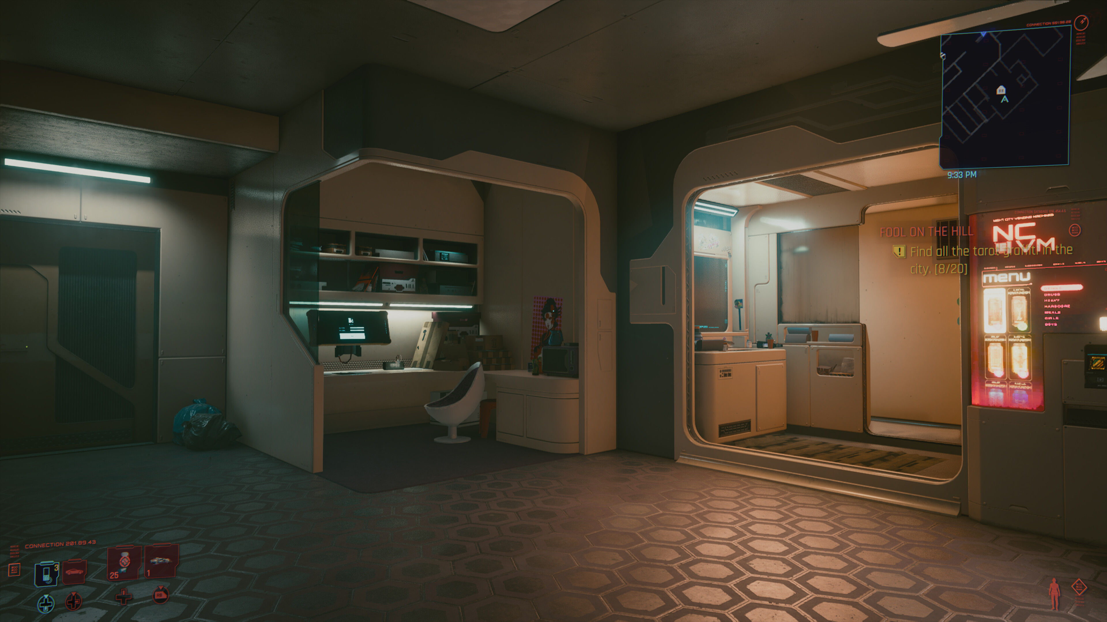 Wallpaper #RQAF6o4BSdW8dNouiA5I24 Modeling vs Apartment from Cyberpunk 2077 Live Happenings