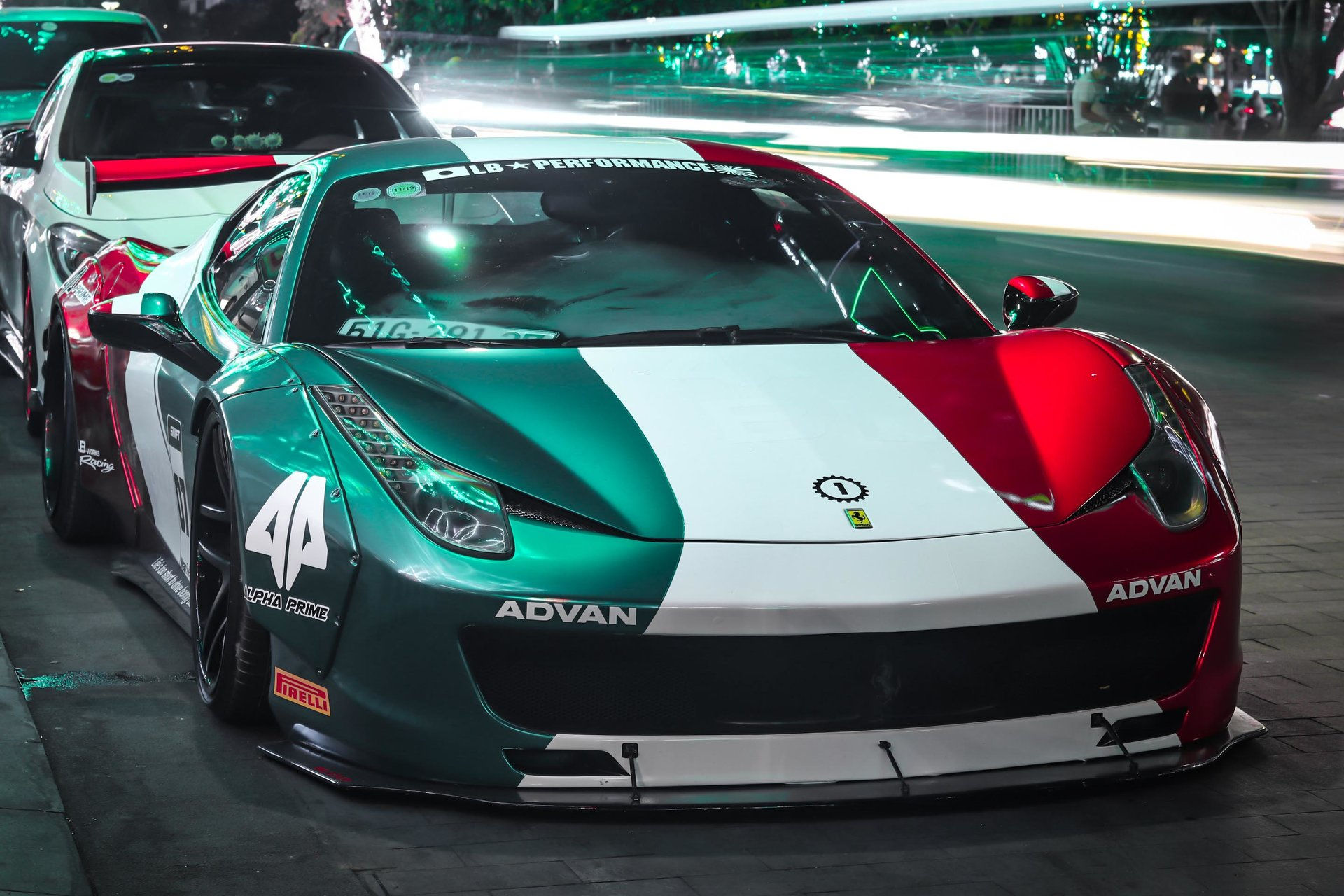 Wallpaper #JX3n9I4Bnwiau_P6bRH-1 Ferrari 488 Italian Flag Design Wrapstyle