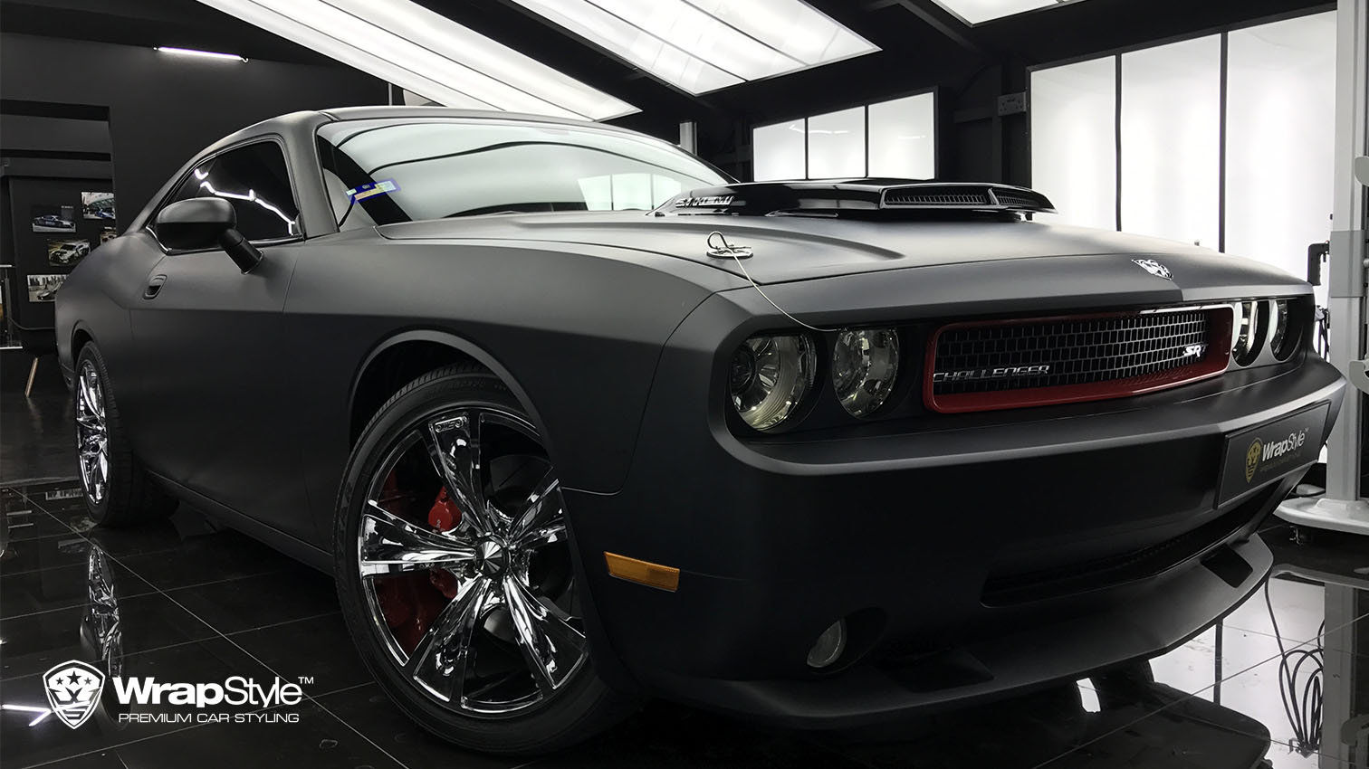 Wallpaper #84950 2018 Dodge Challenger Srt Demon Black Satin Hood Only 594 Miles Bone