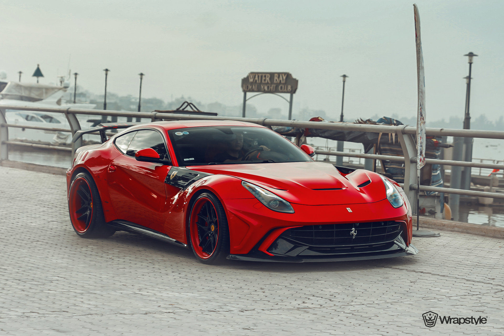 Wallpaper #MwCS644BSdW8dNoudBJ331 Ferrari F12 Berlinetta Red Wrap Wrapstyle