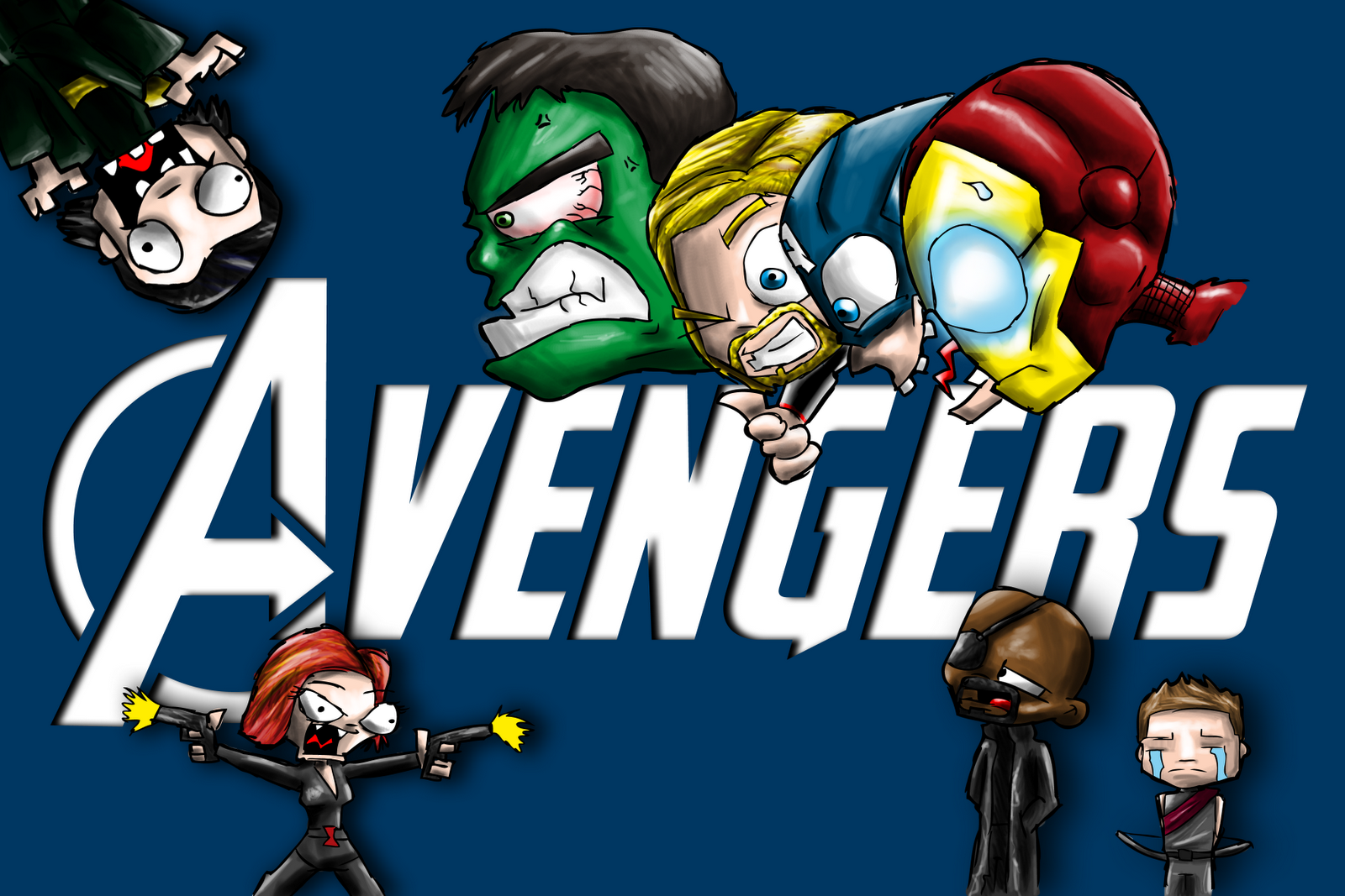 Wallpaper #r2jGFpMBSpphPi3-KwzW59 Syd Toon Chibi Avengers