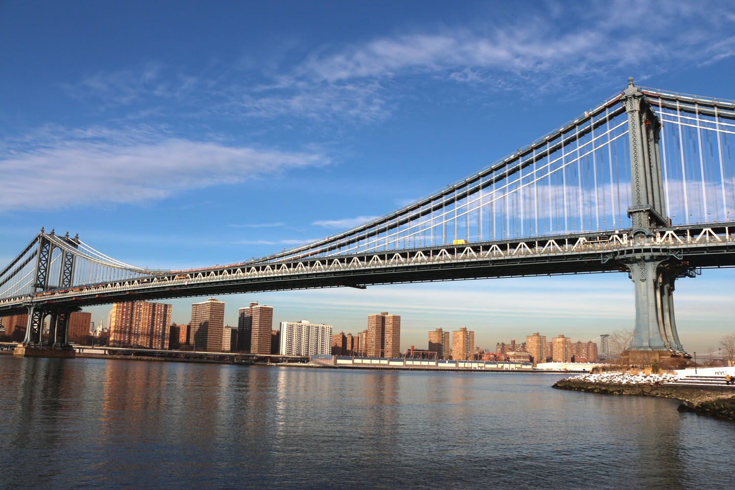 Wallpaper #66e34 Brooklyn Bridge in New York the Iconic Crossing Between Manhattan and