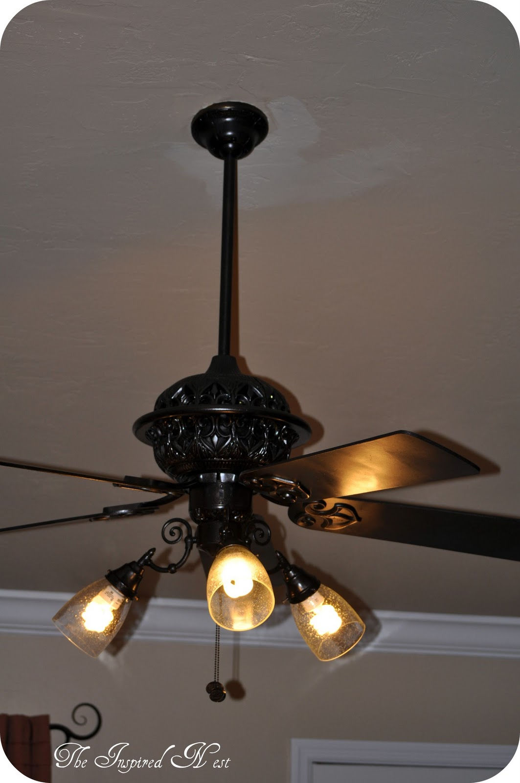 Wallpaper #QEBeMZMBJhL2WPbarMb_50 Finding My Aloha a Ceiling Fan Makeover by the Inspired Nest Guest Post