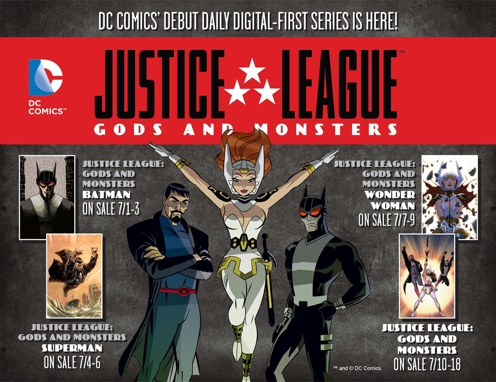 Wallpaper #9mgnJJMBSpphPi3-Qjfi219 Weird Science DC Comics Justice League Gods and Monsters Batman 1