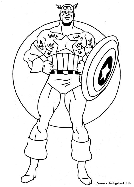 Wallpaper #obiX2ZIBJvJKYCmEHu2n264 Captain America Learn to Coloring