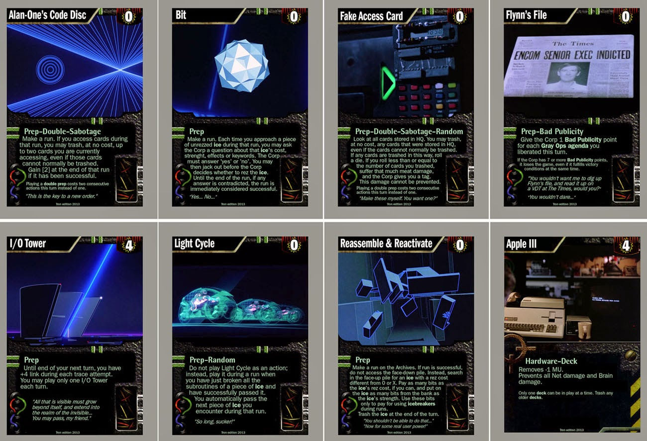 Wallpaper #ErmG3ZIBJvJKYCmEQQF_248 Netrunner Tron Card Set