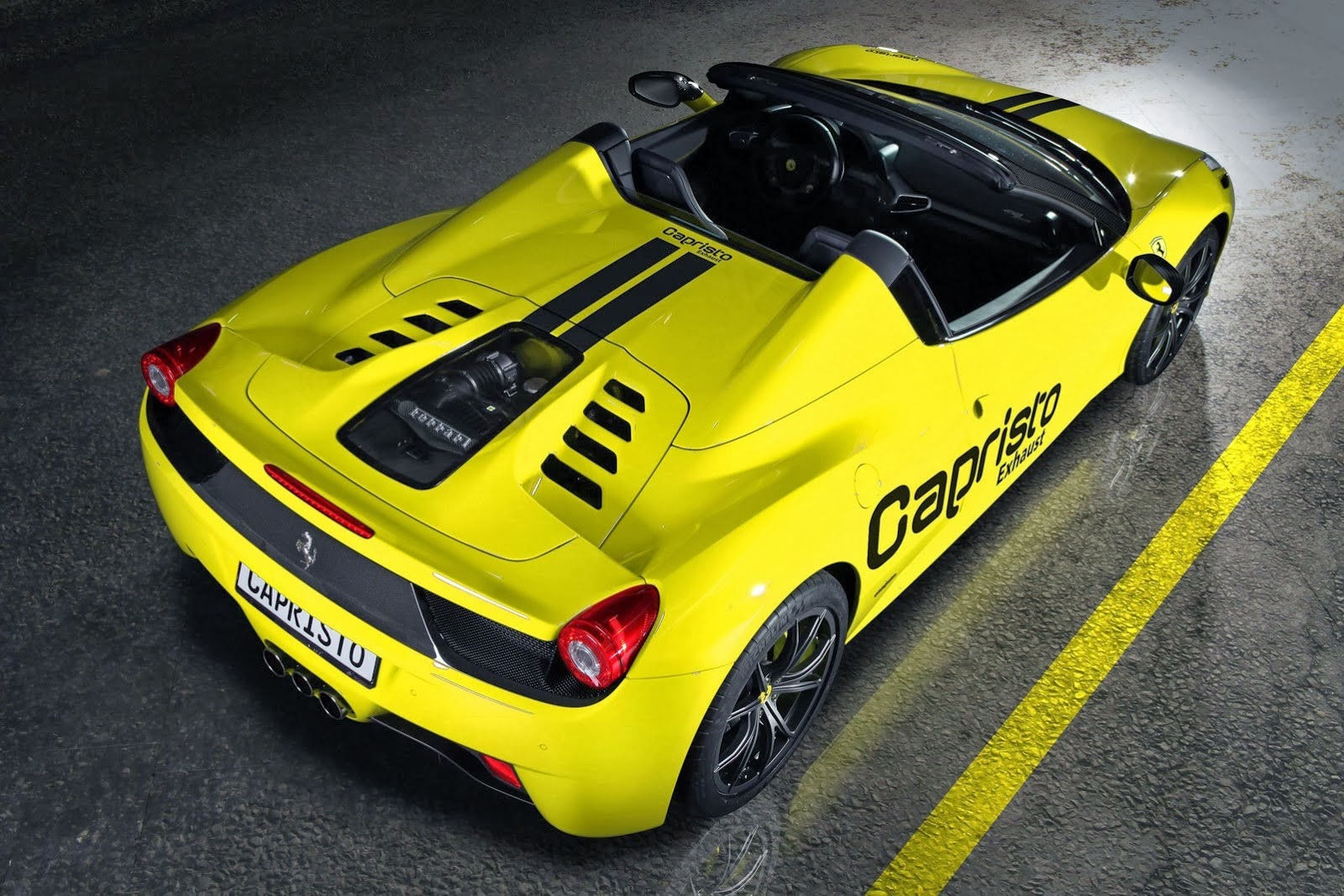 Wallpaper #ame_-ZIBSpphPi3-V46J271 Capristo Redesign Ferrari 458 Spider Engine Window