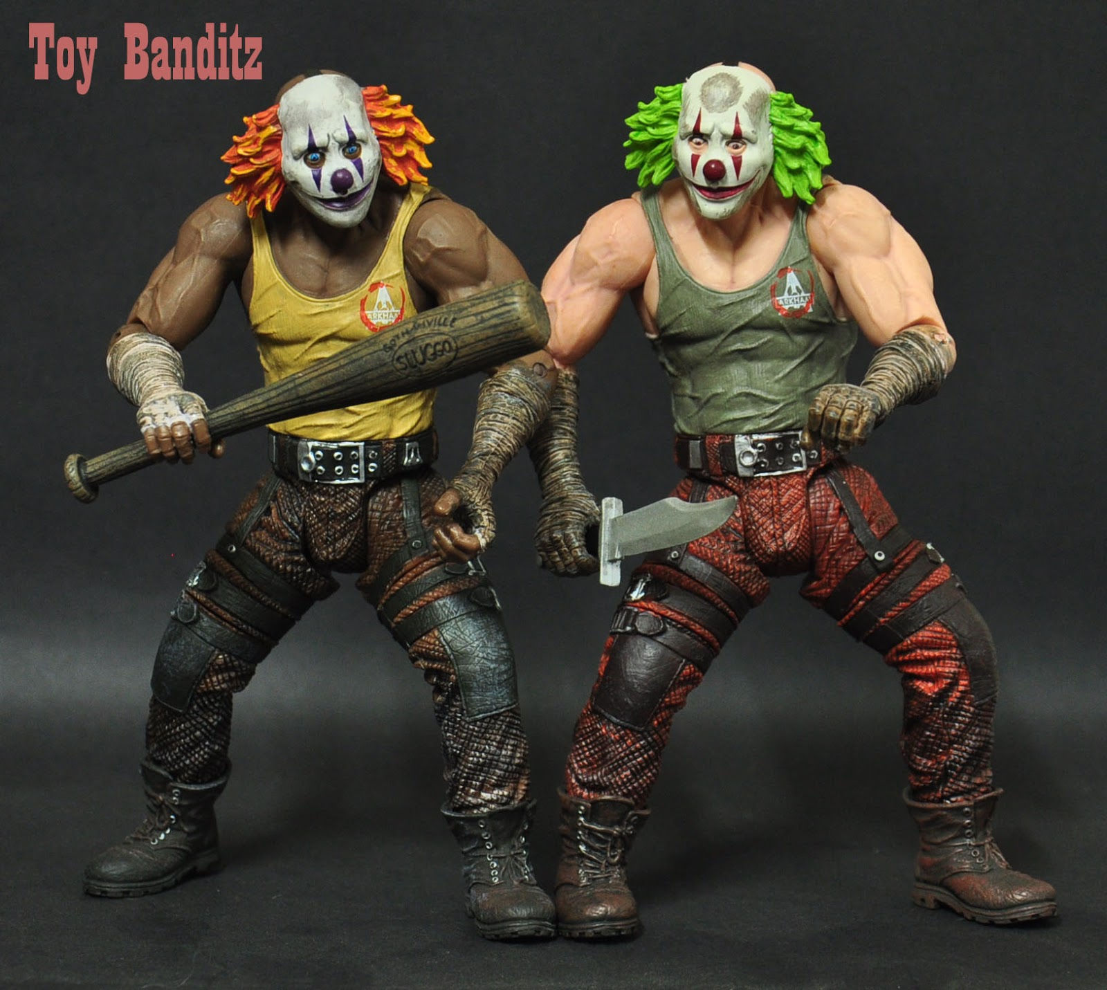 Wallpaper #jGg6HZMBSpphPi3-6iXI268 Toy Banditz Batman Arkham City Series 3 Clown Thug with Knife