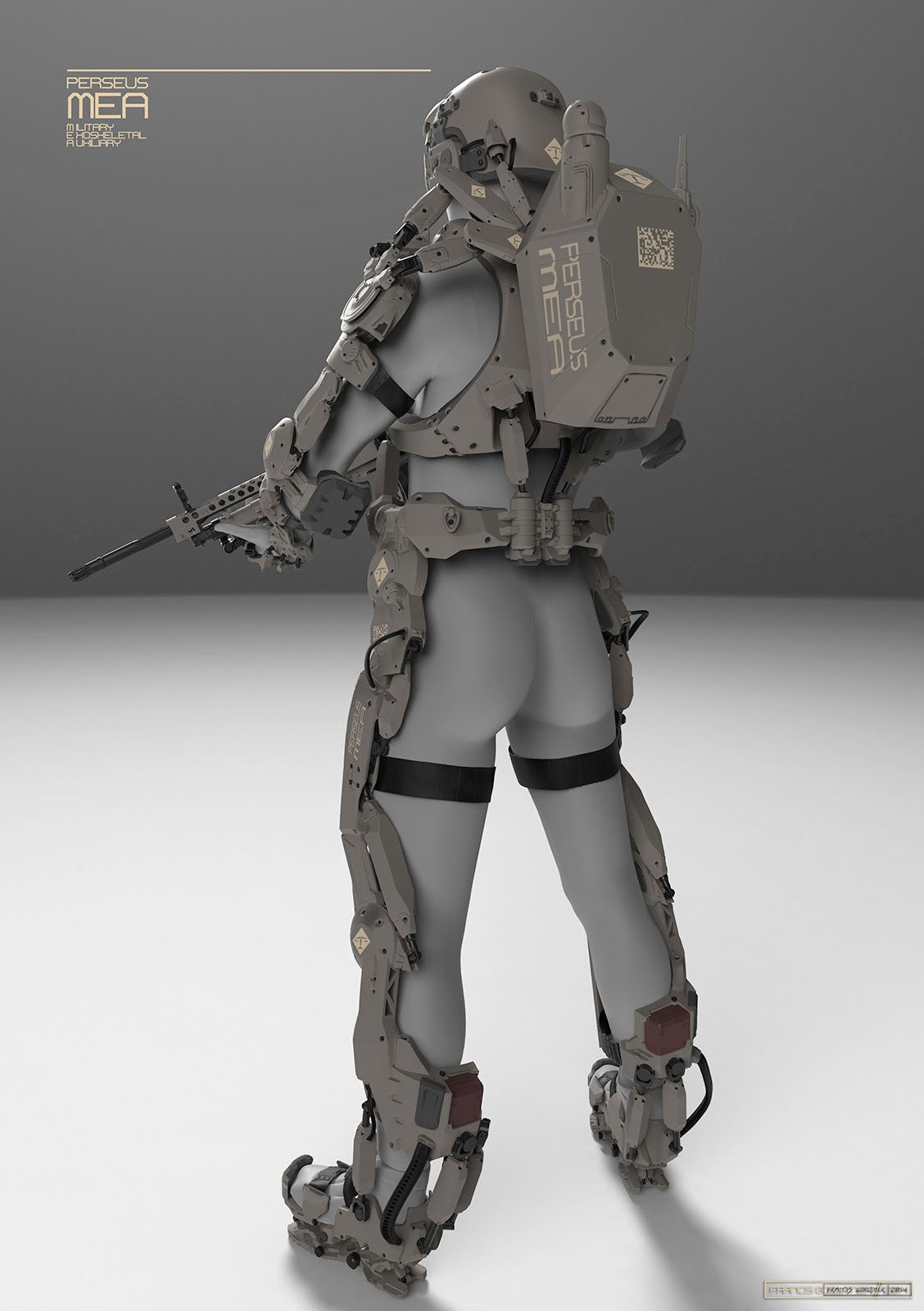 Wallpaper #8Gf49ZIBSpphPi3-5YEy29 Futuristic Armour Exosuit Armor Concept