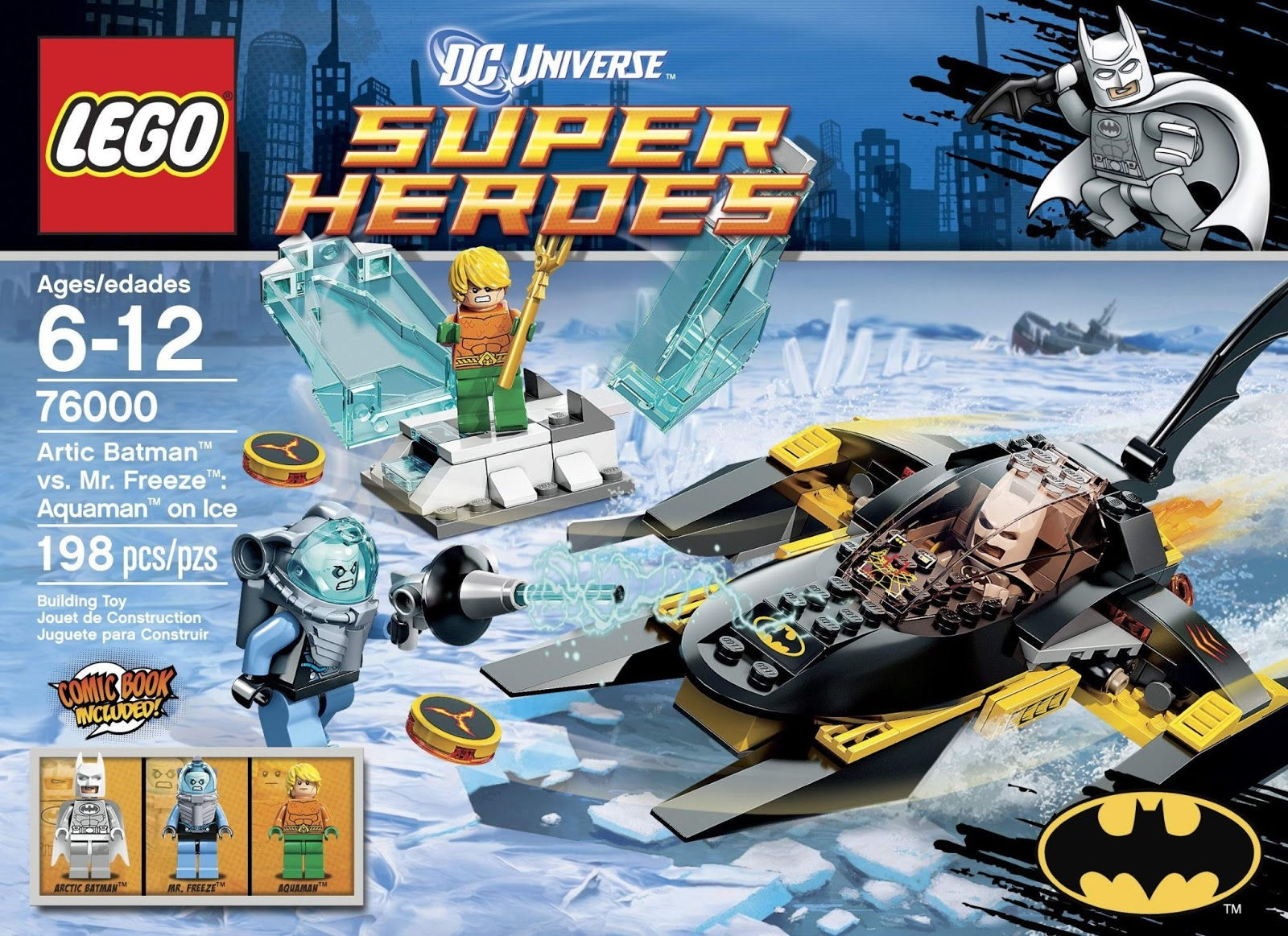 Wallpaper #yZkwP5MBUcASHT6nFsvK22 Onetwobrickcom Set Database Lego 76000 Arctic Batman vs Mr Freeze