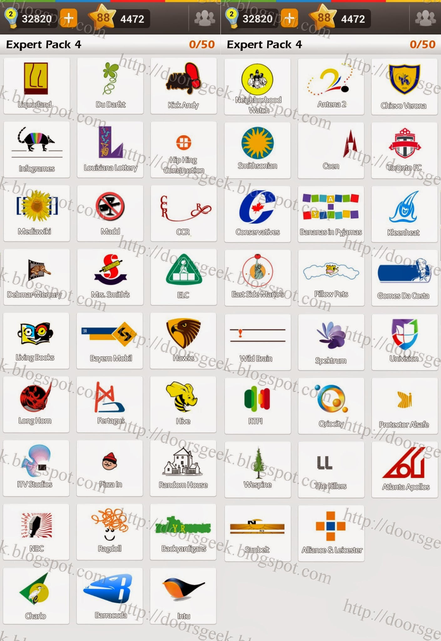 Wallpaper #QOpKV5MBlwTYPL18aBFH438 Logo Game Guess the Brand Expert Pack 4 Doors Geek