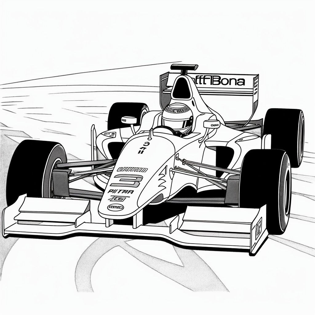 Wallpaper #sUBCMZMBJhL2WPbaZsXV373 Ferrari 05 from Formula 1 Coloring Page